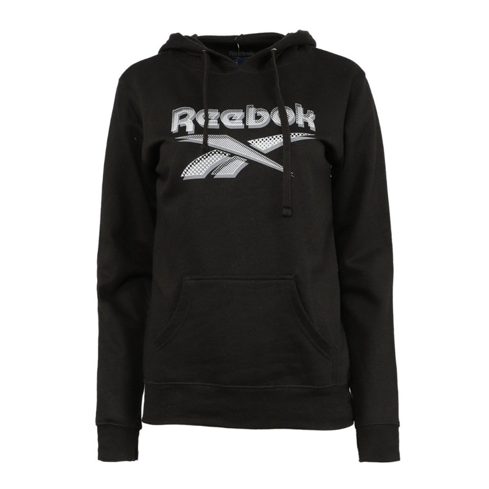 Reebok Black Logo Vector Hoodie